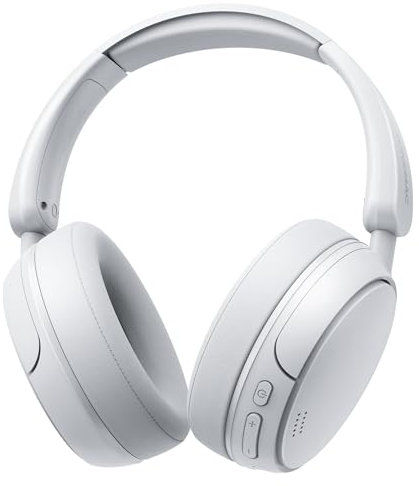 TONEMAC Cuffie Bluetooth H03 Over Ear,Cuffie Wireless Over Ear,Cuffie stereo Hi-Fi pieghevoli,Paraorecchie con proteine morbide di memoria, 50 ore di riproduzione