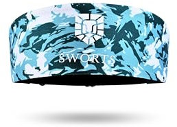 SWORTS Aero Stirnband Sport · Erfrischendes Headband Unisex · Laufstirnband mit Laserporen