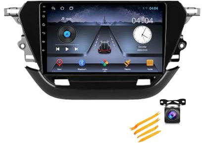 FONALO Android 12 Autoradio per Opel Corsa F 2019-2023 Skoda 9 Pollici Touch Screen Radio Bluetooth Navigazione GPS Android Auto Carplay Compatibile SWC 4G WiFi (Color : TS18 4+64G)