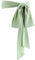 Glitopper Chiffon-Schärpe für Damen, Kleid, Schärpe, Taille, Brautschmuck, Hochzeitsgürtel, 50er-Jahre, Zubehör, 7,6 cm breit, graugrün, 3 x 98 inches / 7.5 x 250 cm