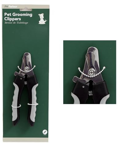 Dog Nail Clippers with Safety Guard & Lock – 16cm Pet Nail Trimmer for Dogs & Cats – Extra Sharp Blades for Thick Claws – Prevent Overcutting – Grooming Tool for Small, Medium & Large Breeds