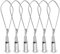 (6 PACK) OHLECTRIC Range 6-2 Aluminium Wedge Clamps - Stainless Steel Ball Handle - Loop With Lock - Reduces Sagging Of Overhead Aerial Cables - Corrosion Resistant Cable Clamps - OL-40649-5
