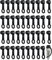 Flaconi 40PCS Motorradfitting Kappe，Gummi-Bremsenentlüfter,Bremsenentlüfter，Schmiernippel Schutzkappe，Bremse Schraubkappen Passende Gummi Staubschutz für Autos, Motorräder und Fahrradzubehör