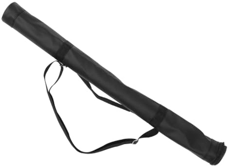 BRIGHTFUFU Baseballschläger Rucksackhülle 86cm aus Oxford Gewebe | Schwarz, Trägt bis 32 Zoll Länge, Leichte Tragetasche mit Vielseitigem Design und Mehreren Fächern