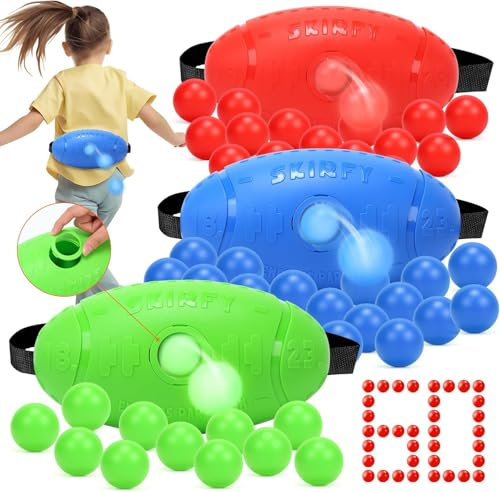 Shaking Swing Balls Party Games,3 Pack New Years Party Favor Carnival Birthday Games for Kids Adult with 60 Balls, Outdoor Indoor Toys for Boys Girls, Lawn Games for Kids Toys