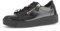 Gabor Damen Low-Top Sneaker, Frauen Halbschuhe,schnürschuhe,schnürer,straßenschuhe,Strassenschuhe,Sportschuhe,schwarz (Gold),39 EU / 6 UK