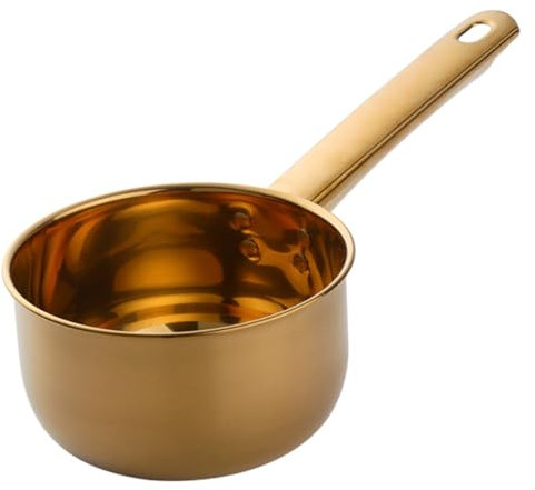 Homoyoyo Edelstahl Wasserschöpfkelle Mit Langem Griff – Ideal Für Dusche Und Bad - Rostfrei - Vielseitig Einsetzbar Als Haarwaschlöffel Oder Suppenschöpflöffel Praktischer Haken Für Die