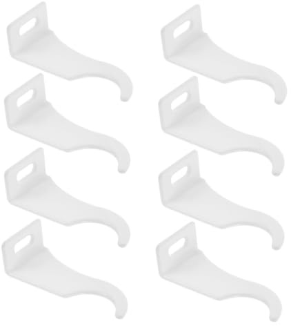 VILLCASE 8 Crochets Radiateur Porte-Serviettes Muraux Réglables En Métal Pour Salle De Bain Supports Multifonctionnels Pour Serviettes Et Vêtements Faciles À Installer 3.86X1.57X0.87In