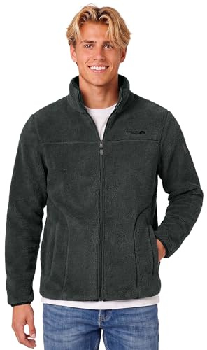 Arctic Seven Herren Fleecejacke (S-3XL) - Leicht, Flauschig, Atmungsaktiv, Hoher Kragen, Übergangsjacke Warme Jacke Männer - AS-335