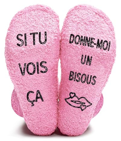 Bliekify Chaussettes Humour Femme,Chaussettes Message,Fantaisie Socks 38-46 | Un Cadeau Maman Socks Original Pour Anniversaire, Noël, Saint-Valentin, Fête des Mères et Surprises