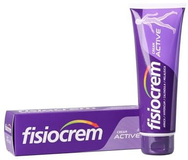 FISIOCREM Cream Active - Herbal Moisturising Massage Rub for Neck, Shoulders & Back Comfort - Contains Arnica Montana - Trusted 30+ Years - 250ml
