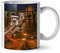 Brücke Kunst Budapest Keramiktasse, Stadt, Dorf - 11 oz Tasse - Großer, Easy-Grip-Griff, Zwei-seitiger Druck, Ideal für Kaffee- und Teetrinker von Wellcoda