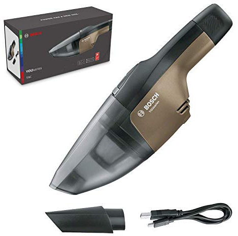 Bosch YOUseries Aspirateur sans fil Vac (Livré avec 1 batterie Lithium-Ion, câble USB-C, suceur droit, emballage carton) Taille Unique 0.603.3D7.001 Multicolore