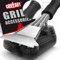 GRILLART Grill Brush and Scraper, Extra Strong BBQ Cleaner Accessories, Safe Wire Bristles Barbecue Triple Scrubbers Cleaning Brush for Gas/Charcoal Grilling Grates, Wizard Tool BR-8115
