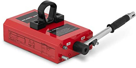 Steinberg Systems Magnetheber 600 kg Hebeleistung / 1200 kg Zugkraft -40 bis 80 °C Abschaltfunktion via manuellen Hebel Aufhängeöse Lasthebemagnet Hebemagnet starker Magnet