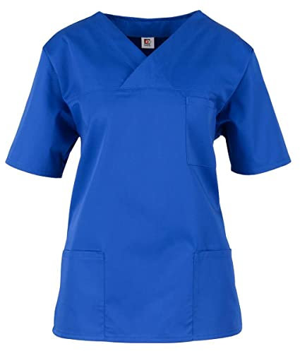 beb Kasack Basic Unisex Medizinisches Schlupfhemd, Kornblau, XXL