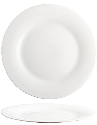 Cegeco CoK Elba Side/Dessert Plates in Brilliant White - 20cm - Set of 6