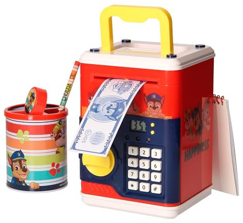Spardose mit digital Pin, Paw Patrol, Kids Euroswan - Spielzeug, Farbe (PW19832) Mehrfarbig