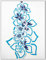 Apona Aufkleber Set Hibiskus Blüten Hawaii Auto (Hibiskus blau)