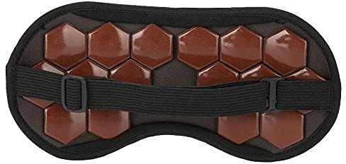 Jade Stone Germanium-Augenmaske, verstellbare Schlaf-Augenmaske, Magnettherapie, Schlaf-Augenschutz, Gesundheitspflege, Germanit-Augenabdeckung für Schlafen, Reisen, Nickerchen