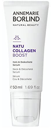 ANNEMARIE BÖRLIND NATUCOLLAGEN BOOST Hals & Dekolleté Serum (50ml) - Für eine zarte, gefestigte Haut. Ohne tierische Produkte hergestellt. Vegan.