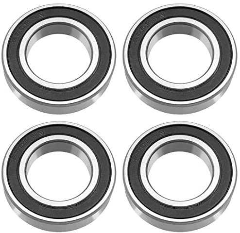 4 Stück 6006 2RS Kugellager 30 mm x 55 mm x 13 mm doppelt geschützte Rillenkugellager für DIY, Drehbänke, Motoren, 3D-Drucker, Fräsmaschinen, verschiedene mechanische Geräte, etc.