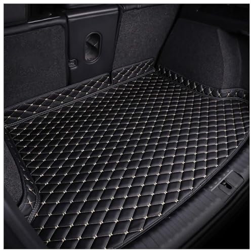 Auto Leder Kofferraummatten, Für Audi Q2 SUV 2016-2022 Langlebiges Wasserdicht Kratzfest Kofferraumwanne Schutzmatte, Innenraum ZubehöR,B