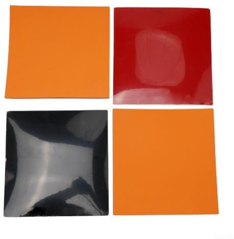 4 x Fast Attack Tischtennisschläger Gummiabdeckung Hohe Elastizität Schwamm für Ping Pong Gummi Trainingsset