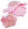 ONEBO 25 Stück Süßigkeit Kästen,Weihnachten Geschenkboxen,Confetti Geschenkbox,Gastgeschenke Hochzeit Süßigkeiten Kasten,für Hochzeit Geburtstag Weihnachten(Rosa)