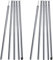 MI CASA Zeltplanenstangen 2er Set, Universal Teleskop Verstellbar Aluminium Camping Vorzeltstangen Zeltzubehör für Kopffreiheit Baldachin Veranda Sonnenschutz Segel, Grau