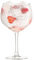 Gin Cocktail Glas mit Gravur Blumendekor und Name Wunschname personalisiert Geschenkset Flasche Gläser Cocktailgläser verschiedene Motive Geschenk