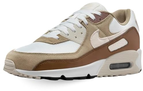 Nike DM0029-109 Air Max 90 Homme Summit White/Black-Khaki-LT Orewood BRN EU 40