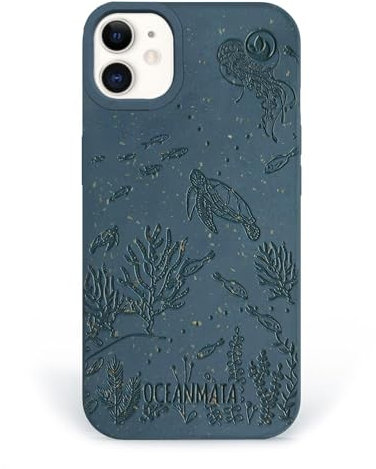 nachhaltige Apple iPhone Hülle Turtle Family iPhone 12 mini/Turtle