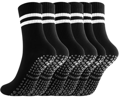 Gendewiner Baumwolle Pilates Yoga Socken EU 36-41 Stoppersocken für Damen und Herren