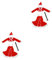 LIFKOME 2 Stücke Santa Claus Cosplay Kostüm Weihnachten Frauen Leistung Gürtel Erwachsene Damen Outfits