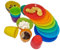 Kids Party, Garden and Picnic Microwave Safe Assorted Colours Plates and Tumbler - Pack of 24 (8 Each)