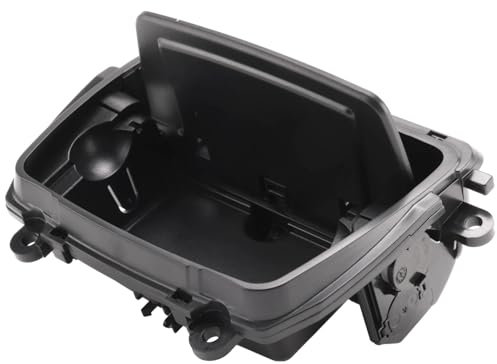 Boerunid Neue Schwarze Kunststoff Mittel Konsole Aschenbecher Box Fit für 5 Serie F10 F11 F18 51169206347