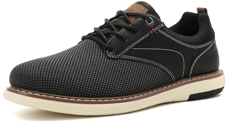 ANALEAF Men's Classic Oxford Shoes Lightweight Business Lace-Up Sneakers