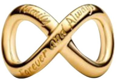 YUMINN Golden Infinity Love Charms 925 Sterling Silber für Armbänder und Halsketten Anhänger Perlen Valentinstag Muttertag Schmuck Geschenke für Frauen