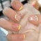 CharmBurst 24 Piezas Uñas Cuadradas Presionables Verano, Uñas Postizas Cortas Con Limón, Uñas Adhesivas, Uñas Artificiales
