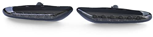LED Seitenblinker Schwarz Smoke passend für BMW 3er E46 01-05 E90 E91 E92 E93
