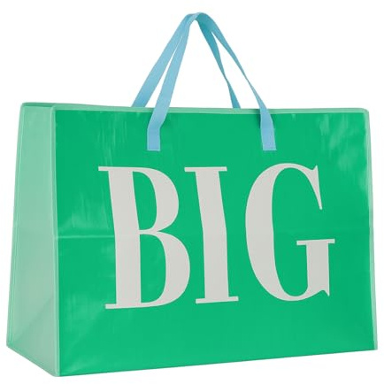 Murago - XXL Einkaufstasche mit Reißverschluss ca.90L - Grün Big - Aufbewahrungstasche faltbar Allzwecktasche Reisetasche Umzugstasche Groß Jumbo Tragetasche Kleideraufbewahrung Organizer Transport