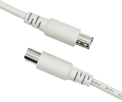 Pjeghbvop Premium 8-poliges DIN Stecker auf Stecker Kabel, 8-polige Verlängerung für professionelle Musikanwendungen, Anti Interferenz Verlängerung