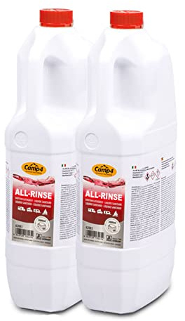 Sanitärflüssigkeit 4 Liter für Spülkasten von Chemietoiletten, Wohnmobil | Sanitärflüssigkeit · 4 Liter · für den Spülkasten von Chemietoiletten · Wohnmobil & Wohnwagen