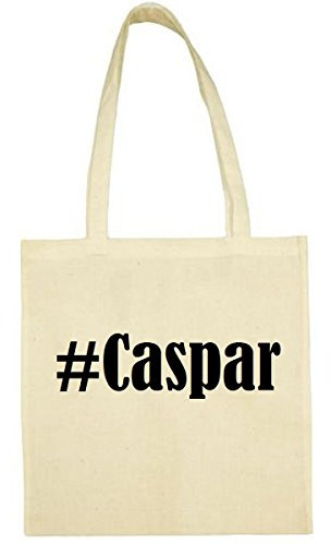 Reifen-Markt Tasche #Caspar Größe 38x42 Farbe Natur Druck Schwarz
