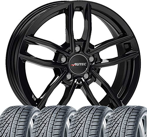 4 Winterräder Winterkompletträder Mercador 7,5x18 ET 40 5x112 Schwarz mit 225/45 R18 95V NEX Winguard Sport 2 WU7 XL M+S 3PMSF kompatibel mit Mercedes-Benz CLA-Klasse C-Klasse B-Klasse A-Klasse