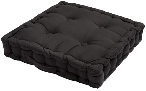 Home Sweet Home UK Adult Chunky Booster Cushion, Portable Breathable 100% Cotton Seat Pad for Car, Office, Home, Chair Cushion for Elderly Post-Operative, Wheelchair & More - 45cm x 45cm
