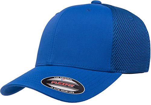 Flexfit Herren Ultrafibre Airmesh Fitted Trucker Hat Hut, königsblau, L/XL