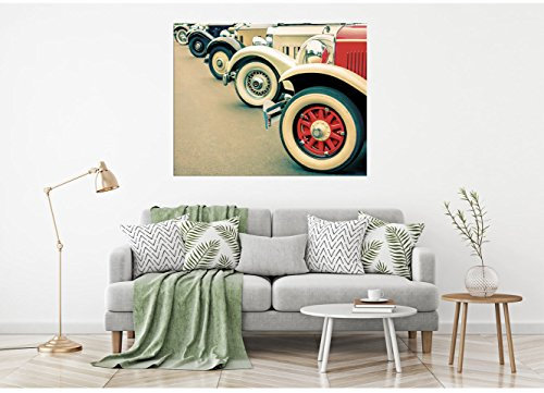 Oedim Bild Styroporplatte und Pegasus Rollen Autos CLASICOS | Wandbild für Wände | Verschiedene Maßnahmen Styroporplatte | Wandbild | Kappa | Dekoration | Deko Kantinen, Salons, Zimmer. 120x58cm