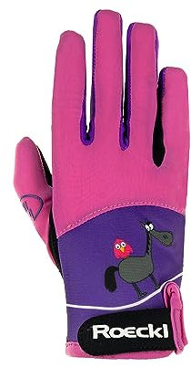 Roeckl Sports Reithandschuh Kansas, Kids Sommer Handschuh, Pink 6